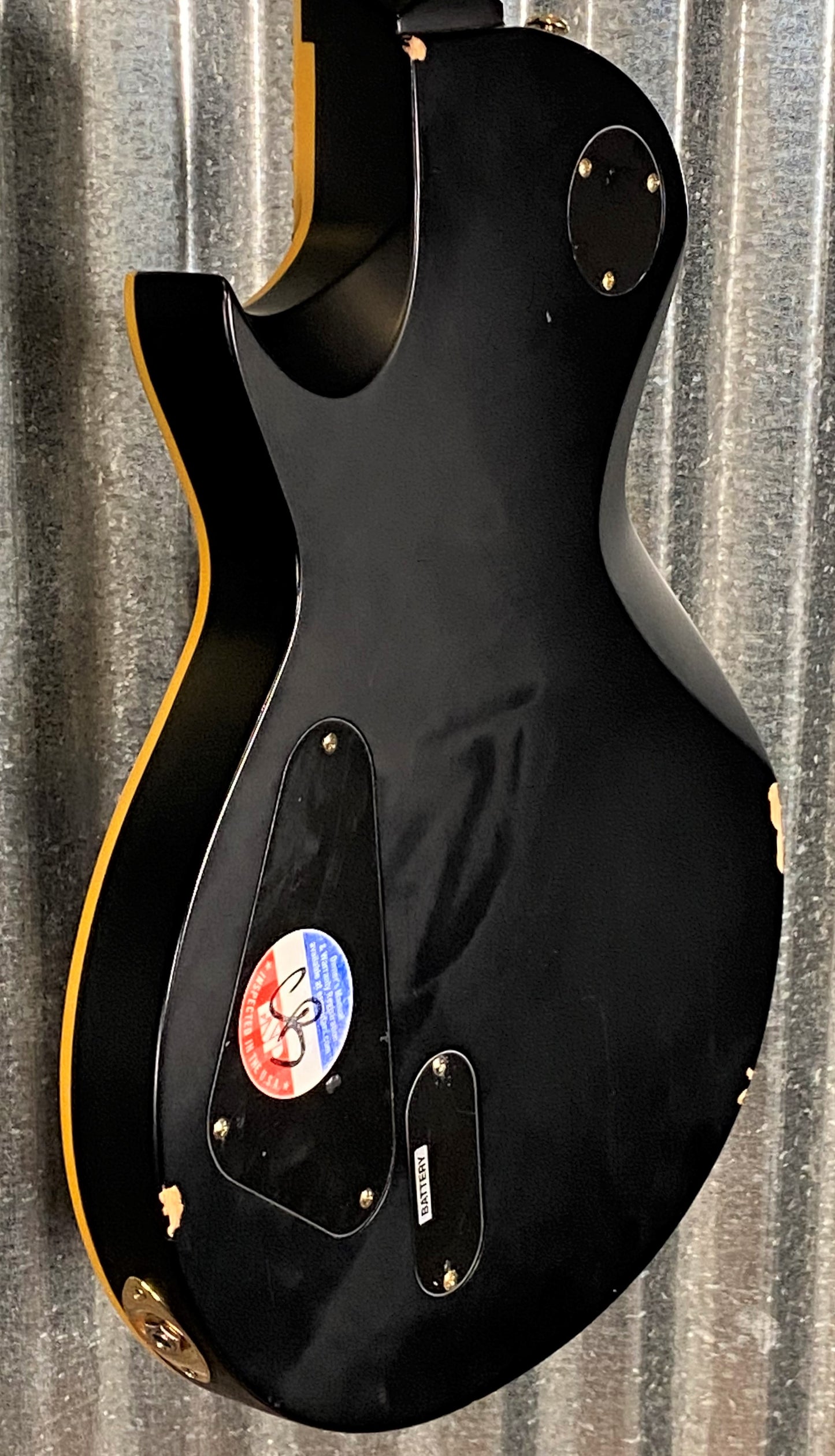 ESP LTD EC-1000 Vintage Black Satin Guitar LEC1000VB #0630 Used