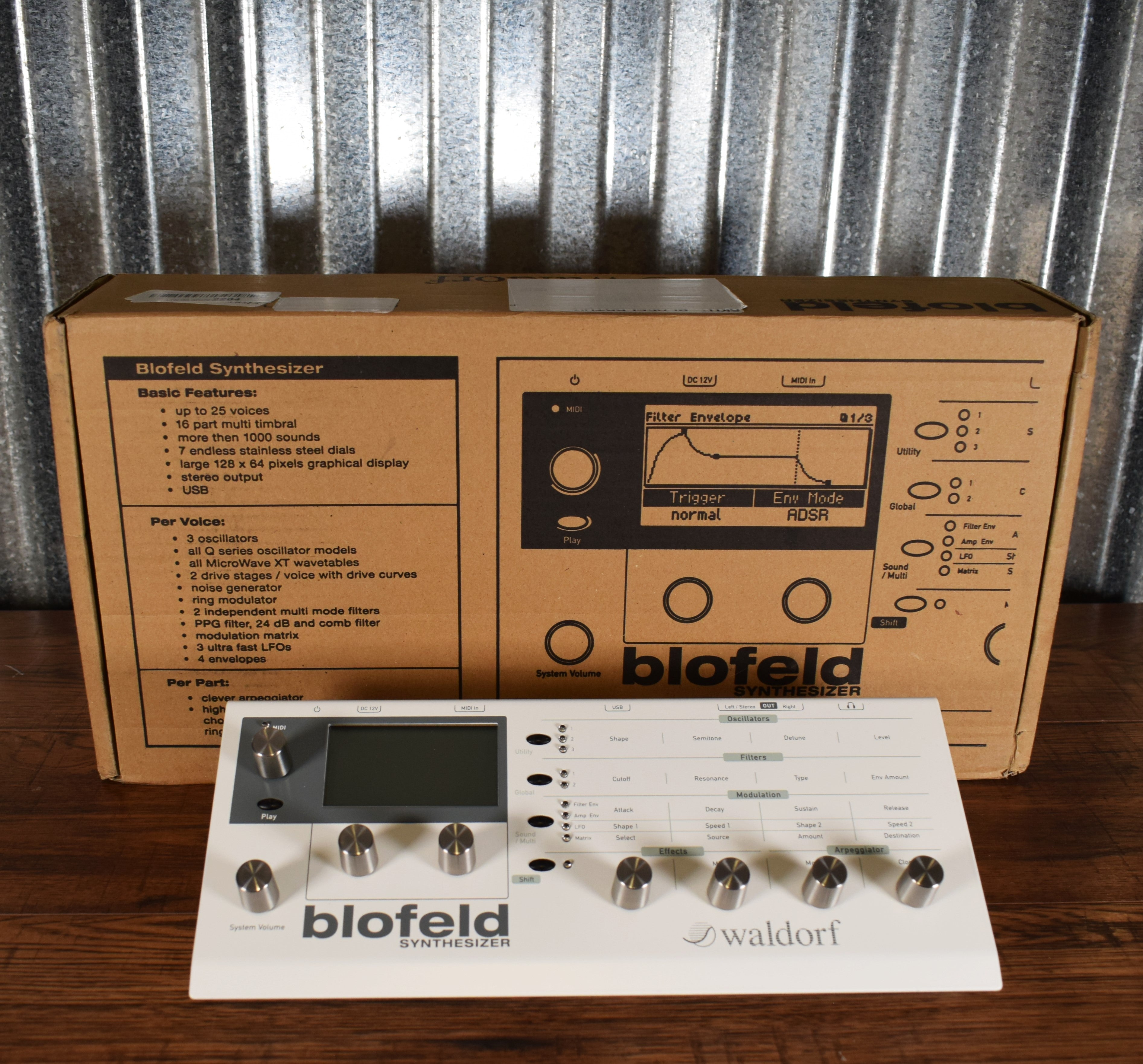 Waldorf Blofeld Desktop Synthesizer Module White Used – Specialty