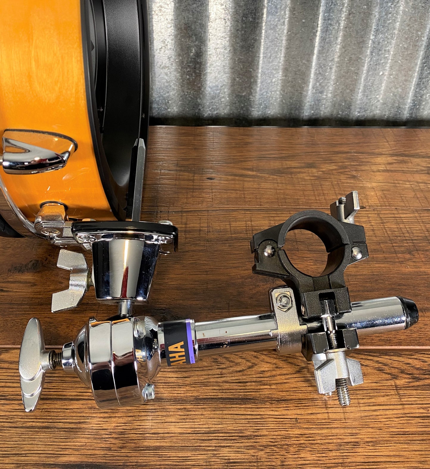 Yamaha DTEXTREME RHP120T 12" Electronic Tom Drum Trigger Pad With Birch Wood Shell & Mounting Hardware Used