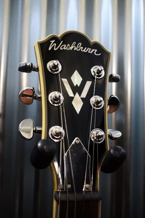Washburn WIDLXSPLTD Spalted Maple Idol LE Guitar Tobacco Sunburst & Bag #0203