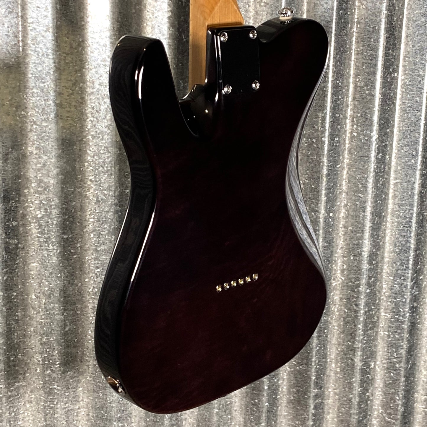 Musi Virgo Classic Telecaster Transparent Black Guitar #0267 Used