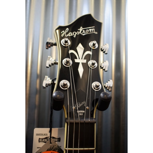 Hagstrom Viking Deluxe Custom VIKDLXCUS Emerald Green Semi Hollow Guitar & Gig Bag