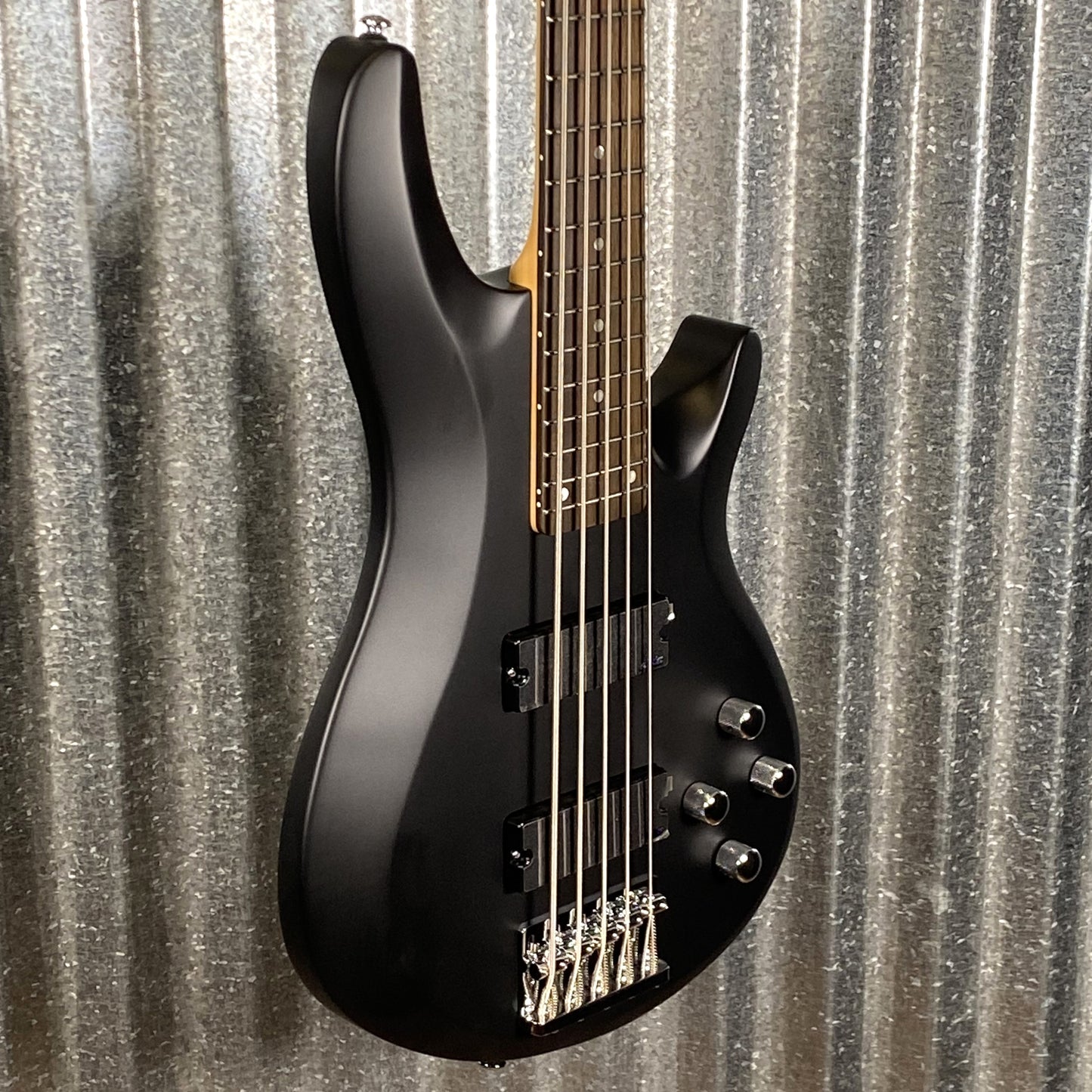 Schecter C-5 Deluxe 5 String Bass Satin Black #0913