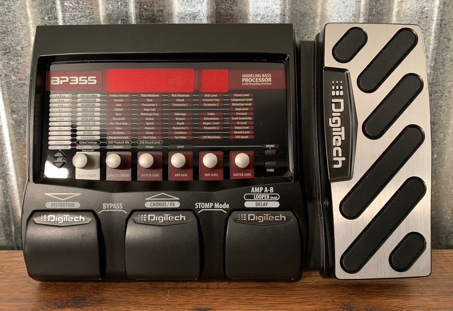 Digitech BP355 Bass Multi Effect Pedal with Expression B Stock