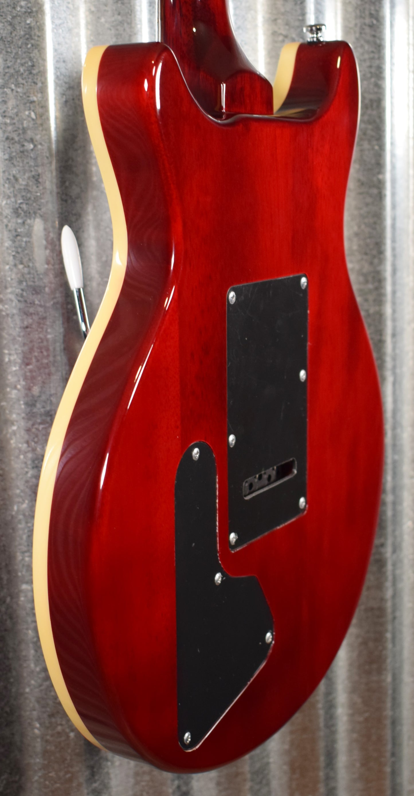 Hamer Archtop Flame Dark Cherry Wilkinson Tremolo Electric Guitar SATFW-DCB #0764