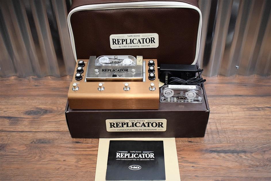 T-Rex Engineering Replicator Tape Echo Guitar Effect Pedal & Case Demo #300