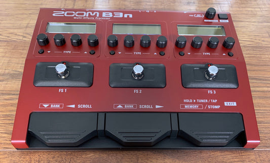 Zoom B3n Programmable Multi-Effect Bass Guitar Effect Pedal