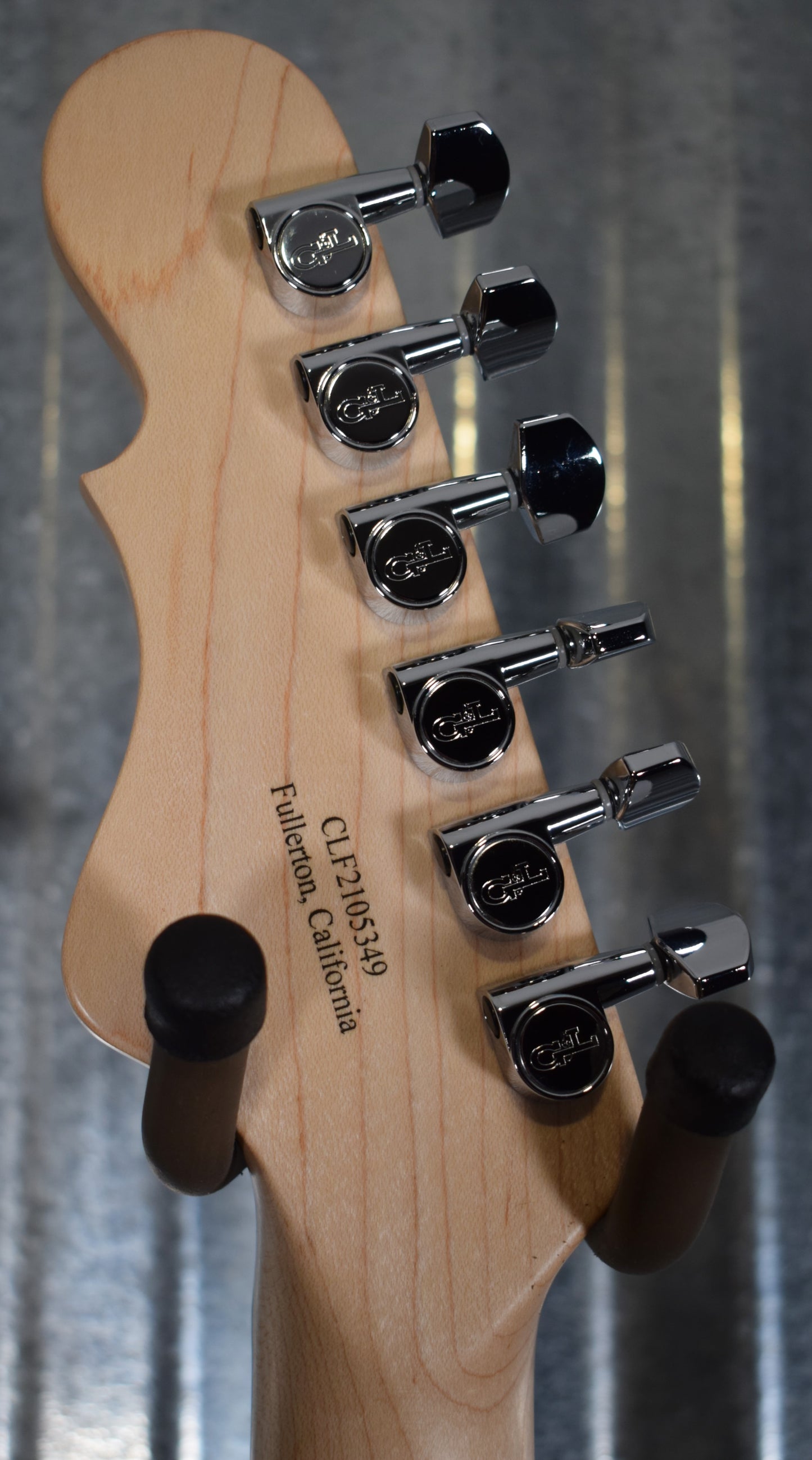 G&L USA Doheny Jet Black Rosewood Satin Neck Guitar & Case #5349