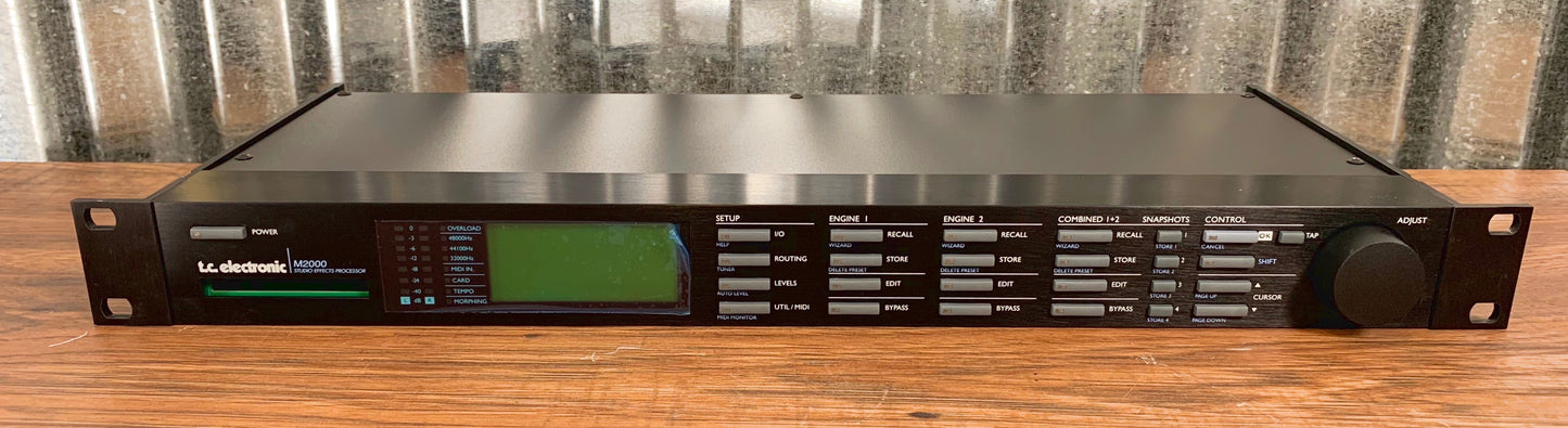 TC Electronic M2000 Dual Engine Stereo Rack Mount Effects Signal Processor