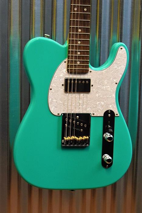 G&L Guitars USA ASAT Classic Bluesboy Electric Guitar Belair Green & Case #7203