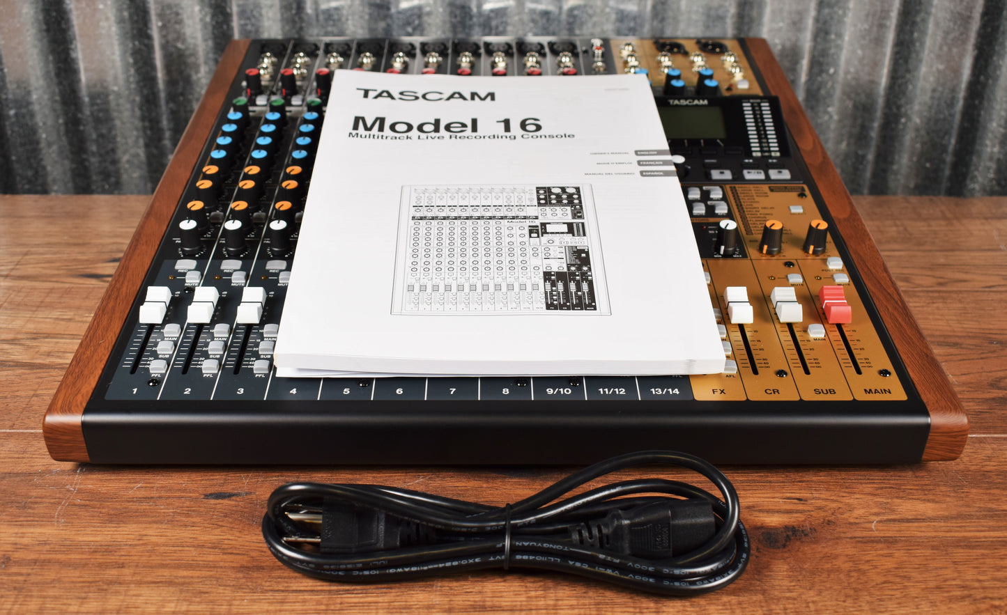 Tascam Model 16 Mixer USB Audio Interface Recorder Controller B Stock