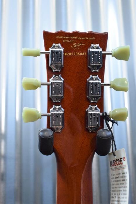Vintage Guitars VSA500HB Honeyburst Semi-Hollow Body Set Neck Guitar #37