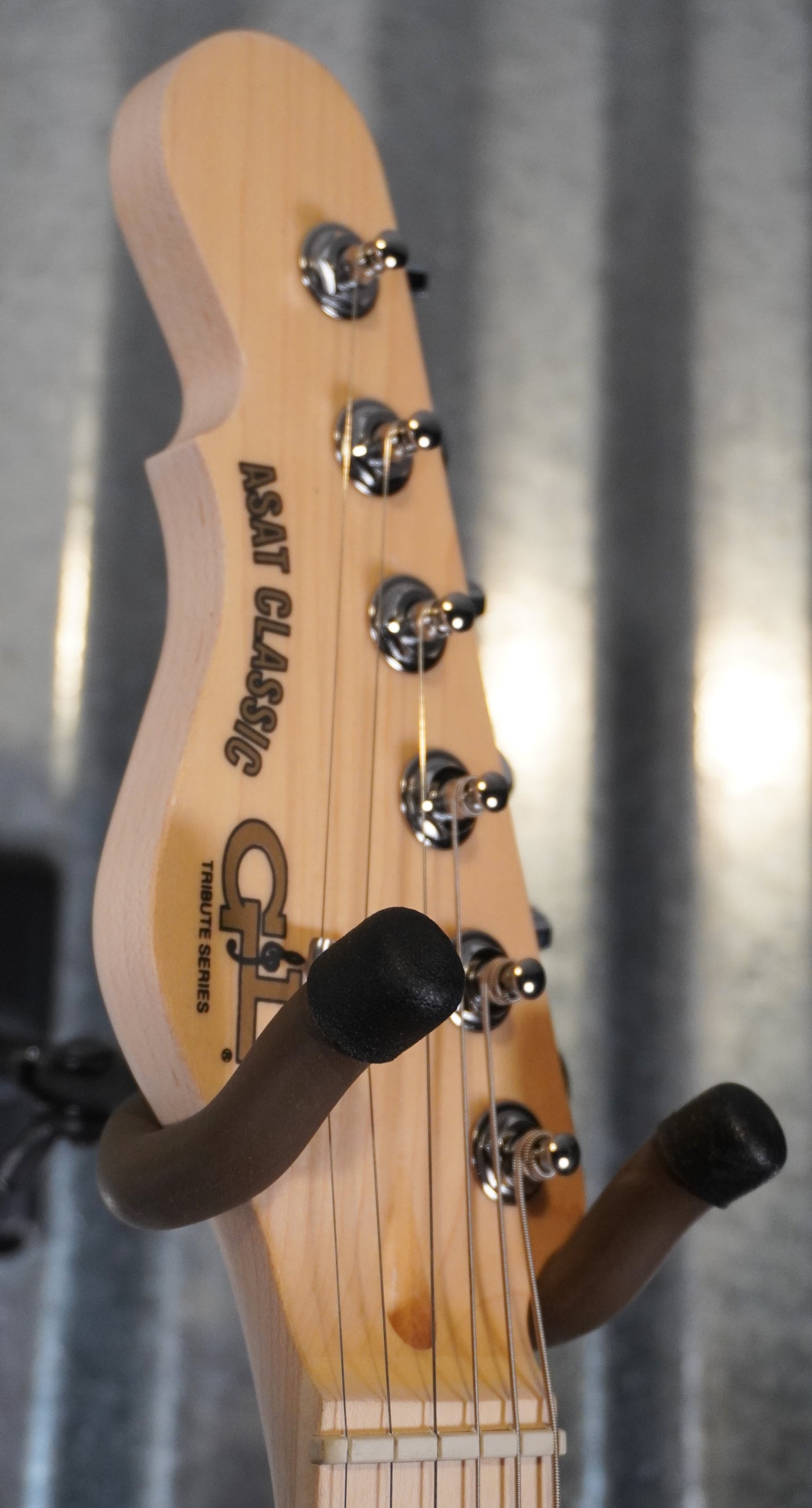 G&L Tribute ASAT Classic Bluesboy Natural Guitar Ash Left Hand #4111 Used