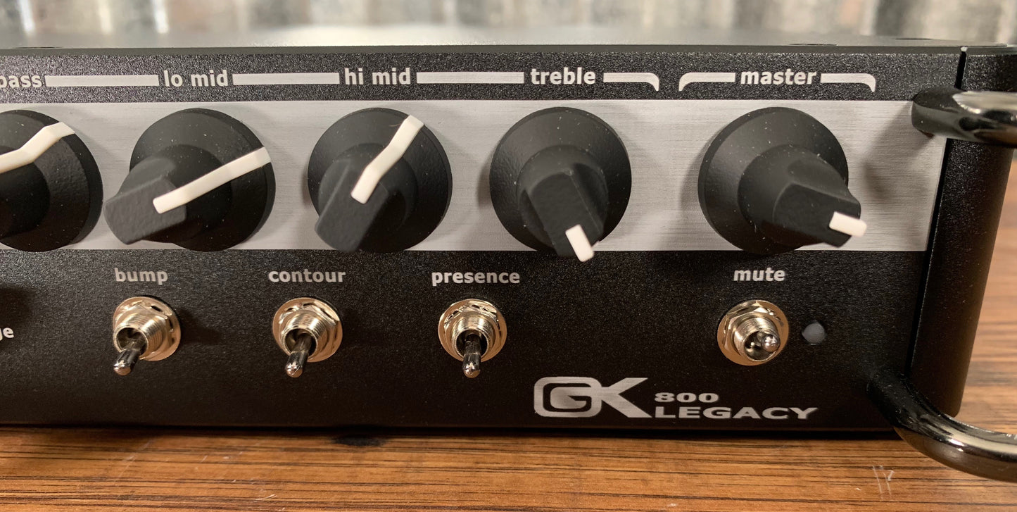 Gallien-Krueger GK Legacy 800 Watt Ultralight Bass Amplifier Head with Overdrive Demo