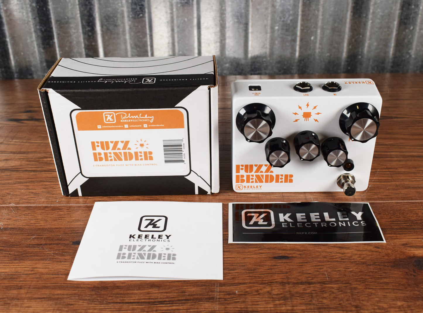 Keeley Electronics Fuzz Bender 3 Transistor Hybrid Fuzz Guitar Effect Pedal