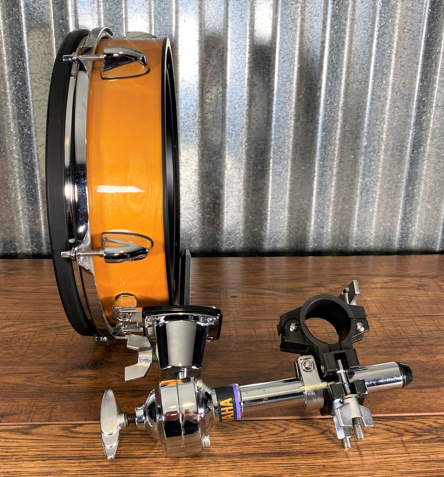 Yamaha DTEXTREME RHP120T 12" Electronic Tom Drum Trigger Pad With Birch Wood Shell & Mounting Hardware Used