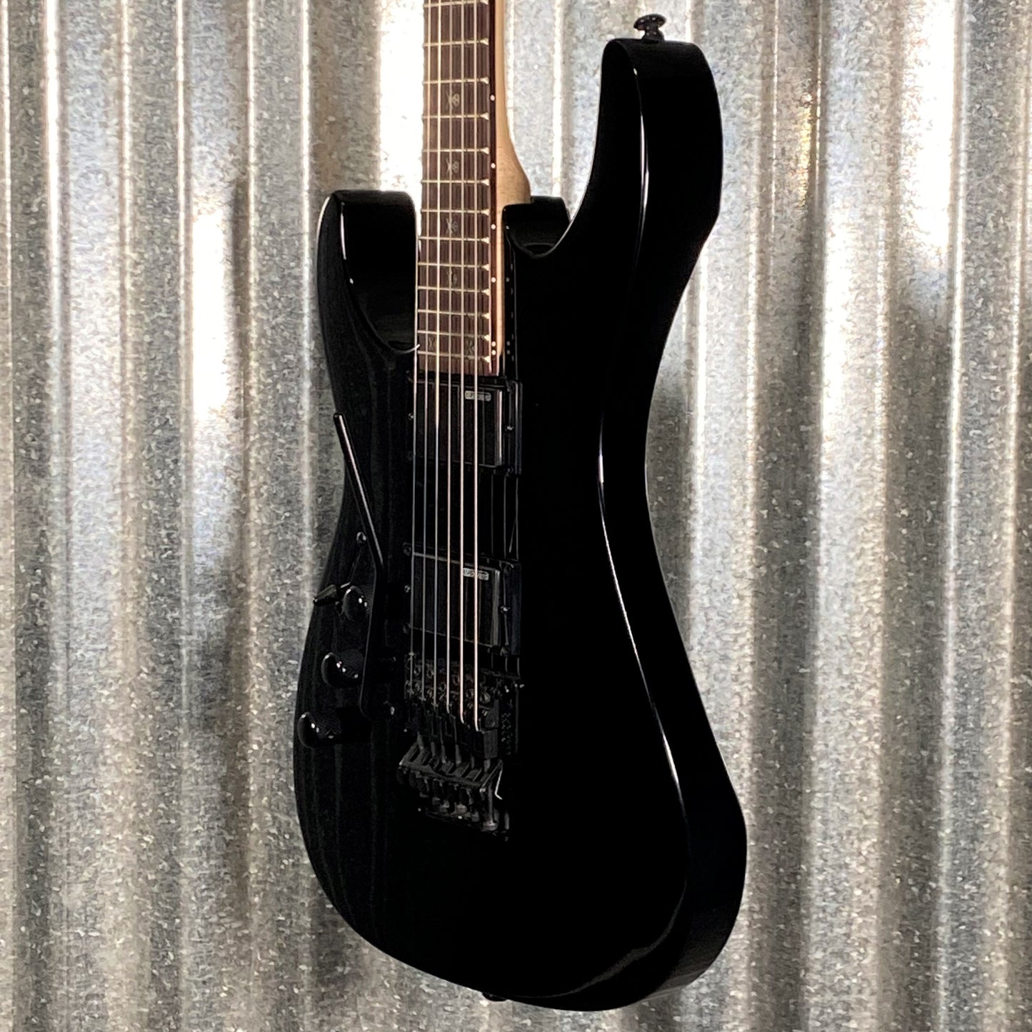 ESP LTD KH-202 Kirk Hammett Signature Gloss Black Guitar Left Hand #0444 Used
