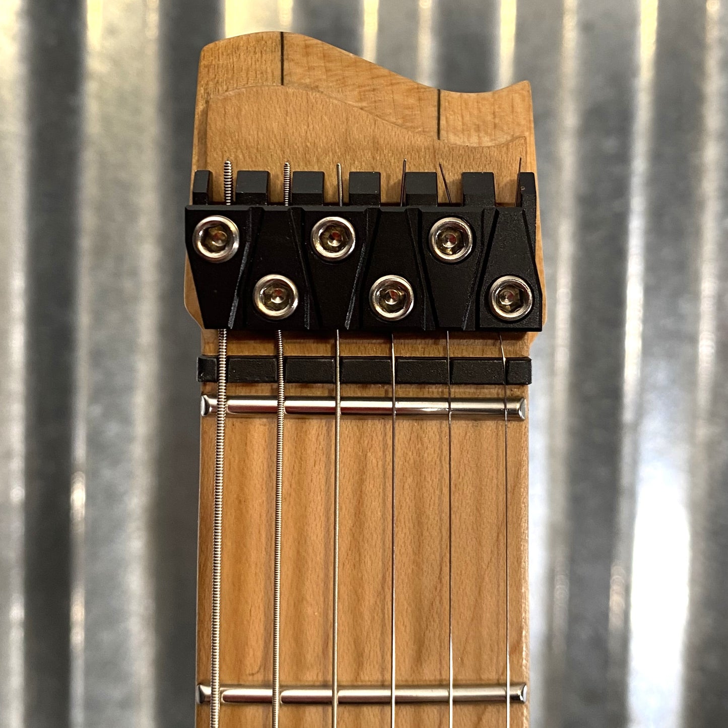 Strandberg Boden Standard NX 6 Tremolo Headless Blue Flame Top Guitar & Bag #2095 Used