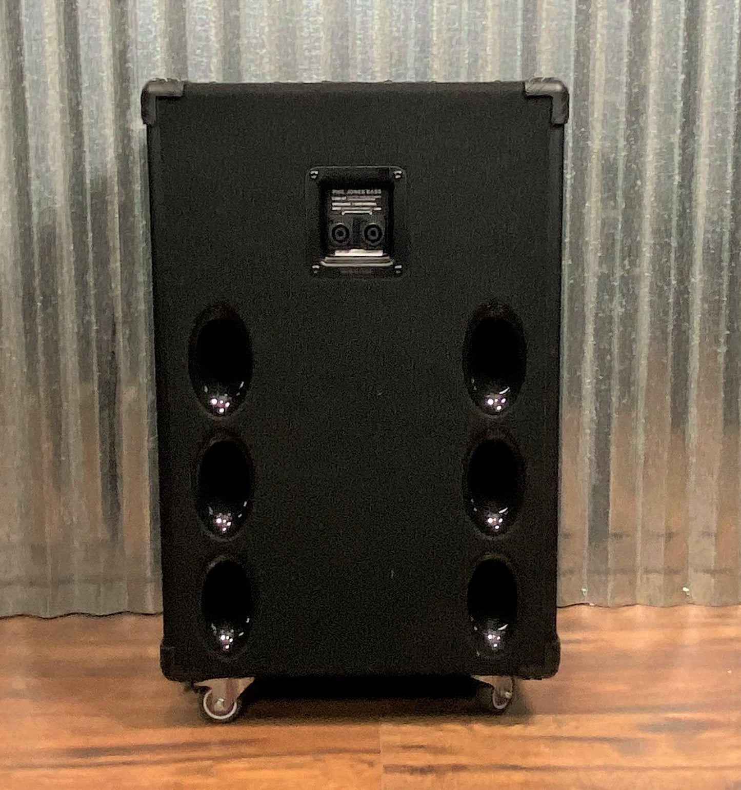 Phil Jones Bass CAB 67 Piranha 500 Watt 6x7" + 3” Tweeter Bass Extension Speaker Cabinet 8 Ohm Black
