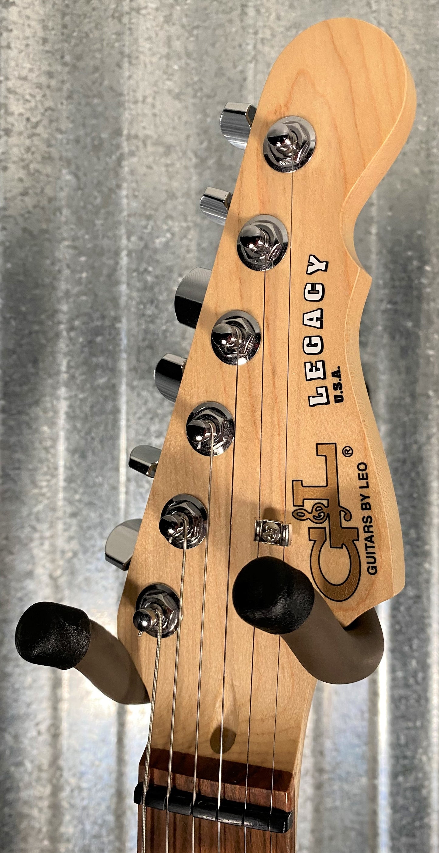 G&L USA Legacy HSS RMC Tangerine Metallic Guitar & Case #5190