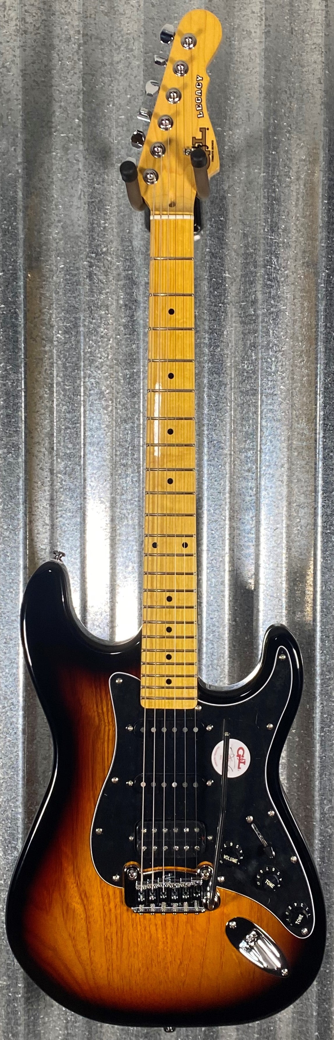 G&L Tribute Legacy HSS 3-Tone Sunburst Guitar #6259