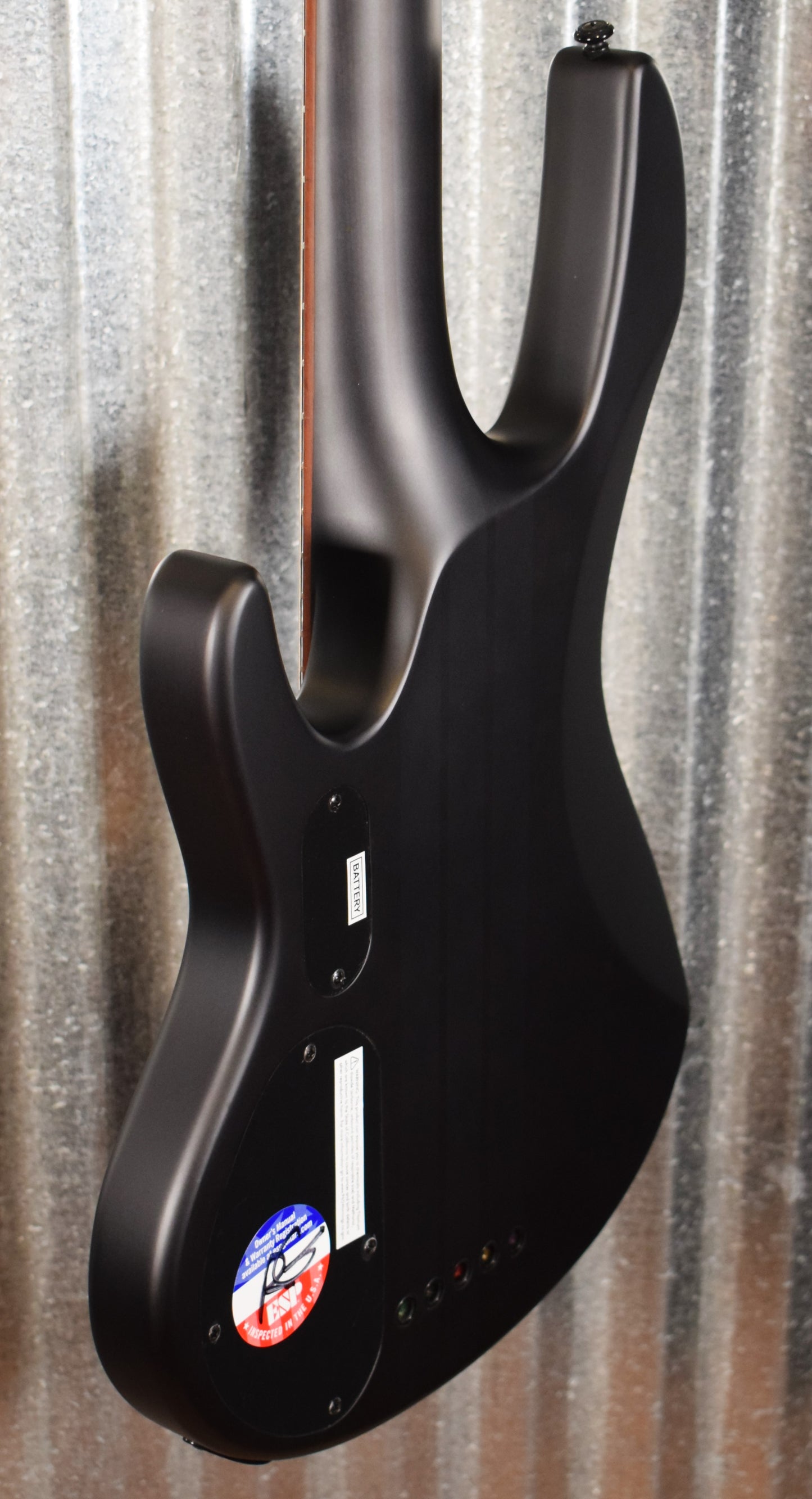 ESP LTD D-5 Black Natural Burst Satin 5 String Bass LD5BPBLKNBS #0994
