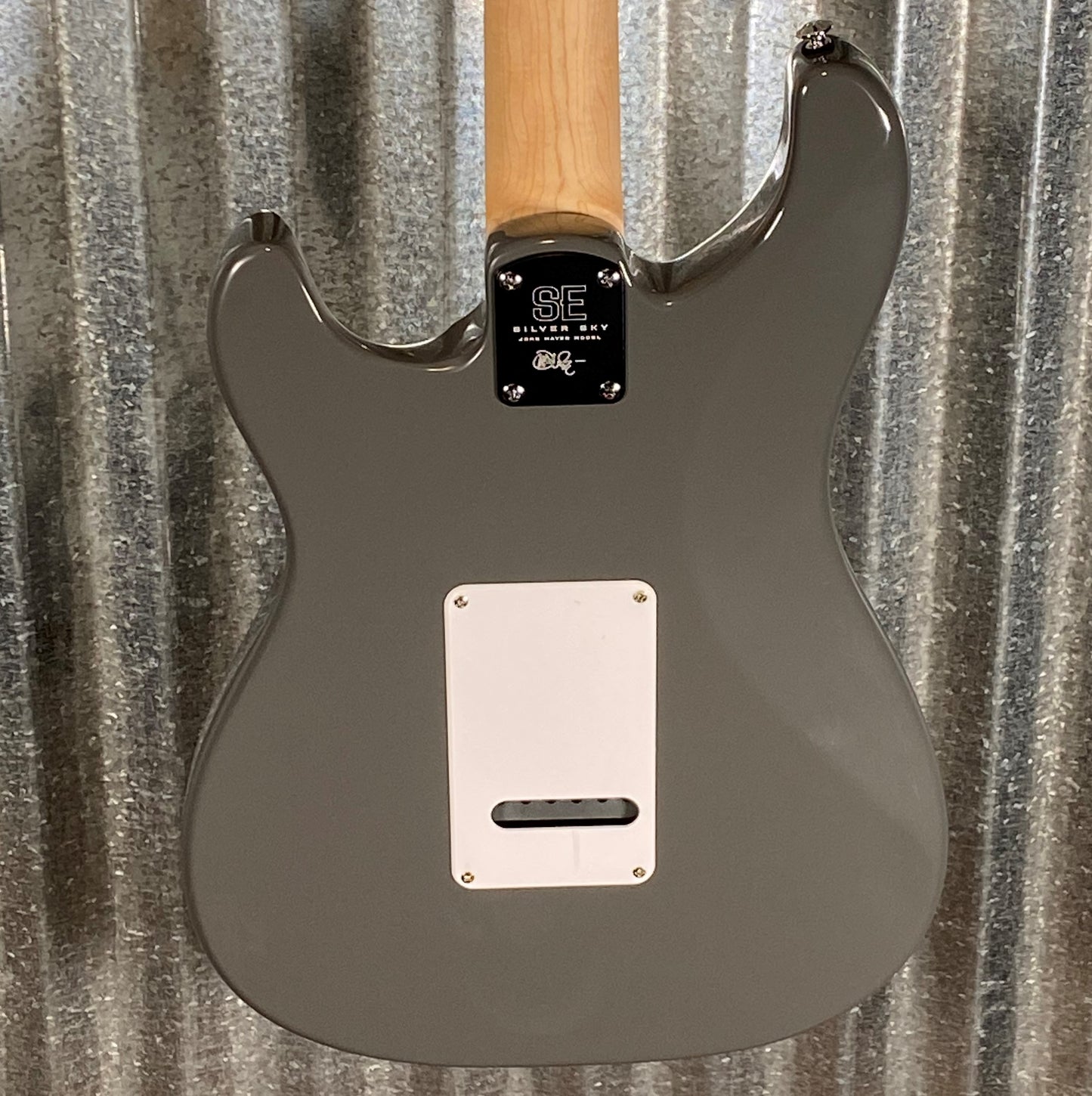 PRS Paul Reed Smith SE Sliver Sky John Mayer Overland Gray Maple Guitar & Bag #9370