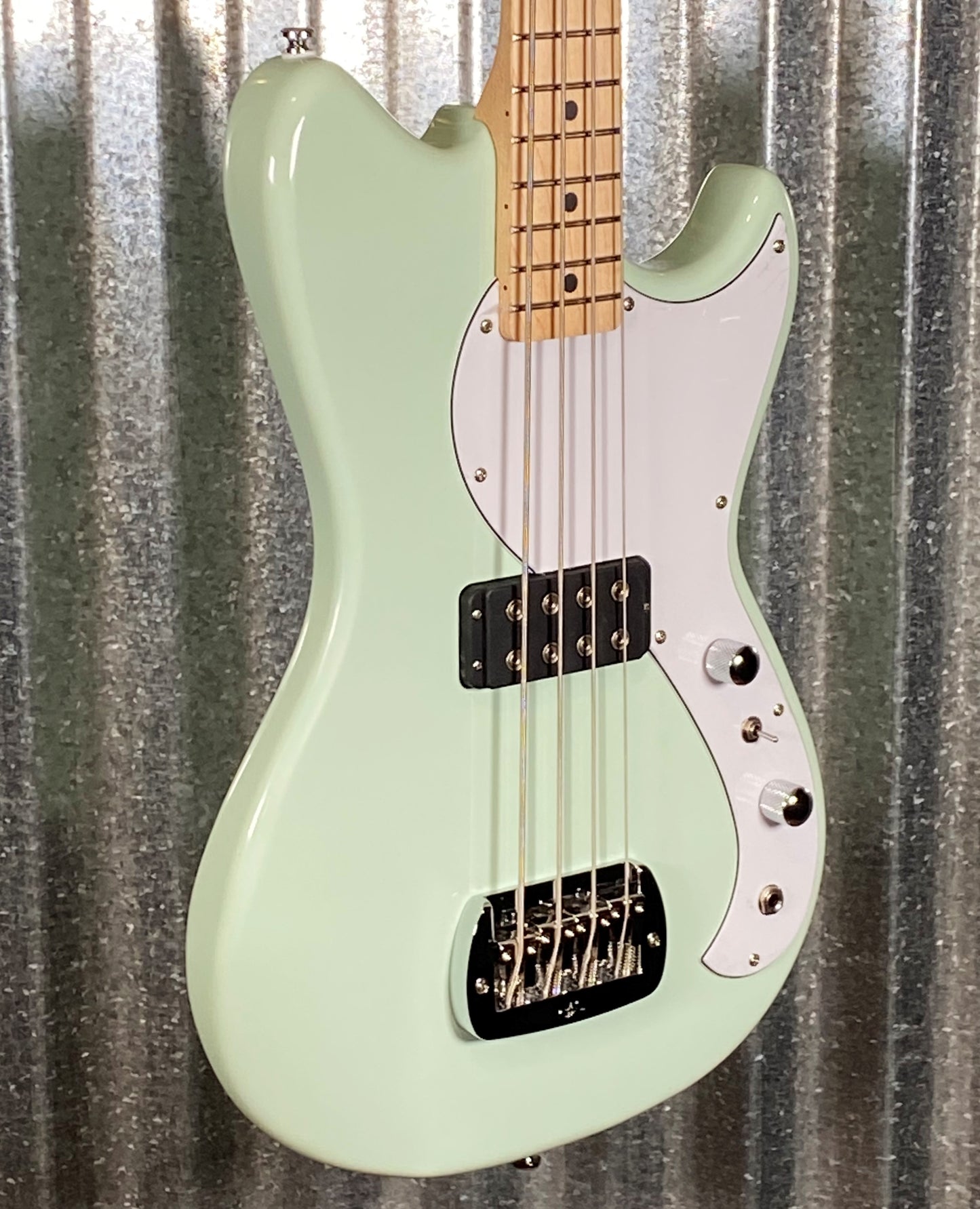 G&L Guitars Tribute Fallout Bass Short Scale 4 String Surf Green #2159
