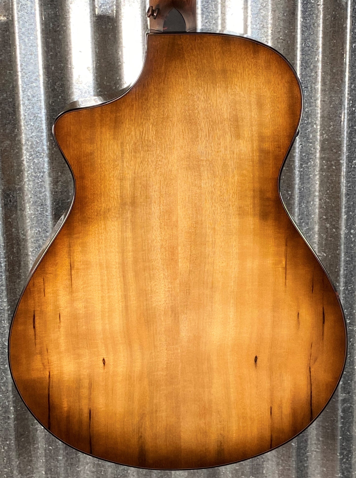 Breedlove Pursuit Exotic S Concert Amber CE Myrtlewood Acoustic Electric Guitar & Case #3511 Demo