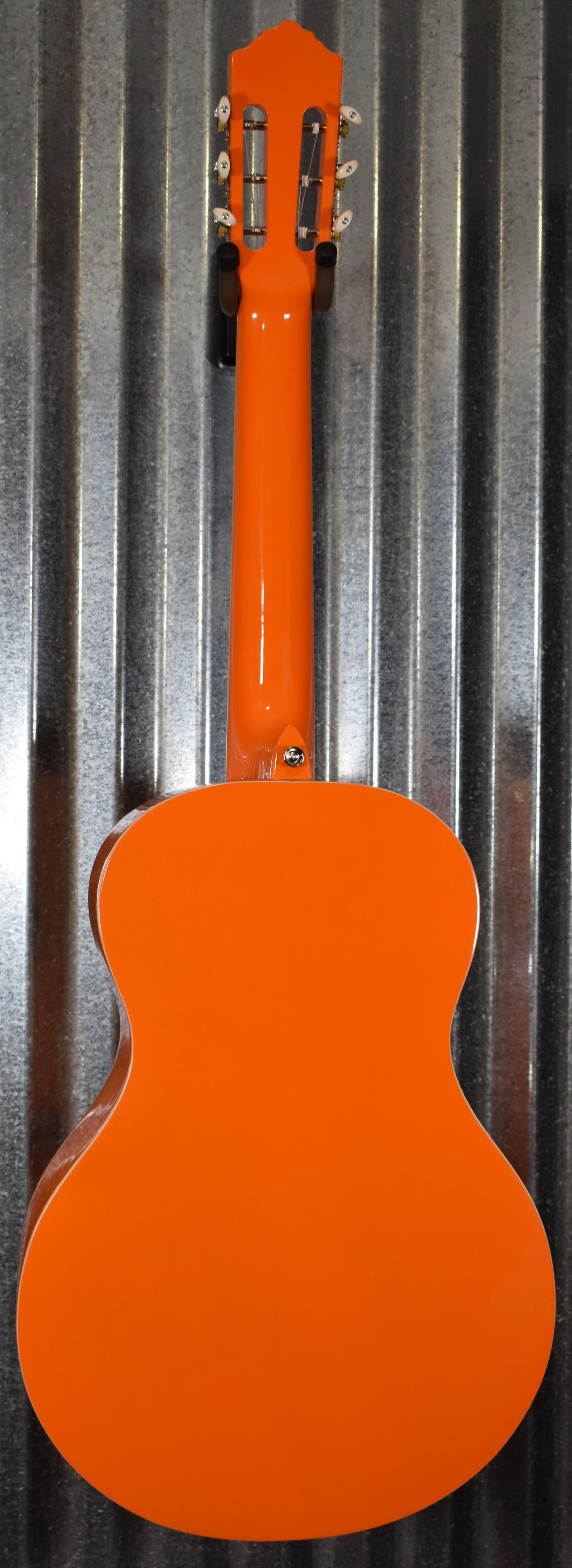 Ortega RGA-ORG Gaucho Acoustic Nylon String Parlor Orange Guitar & Bag #0039