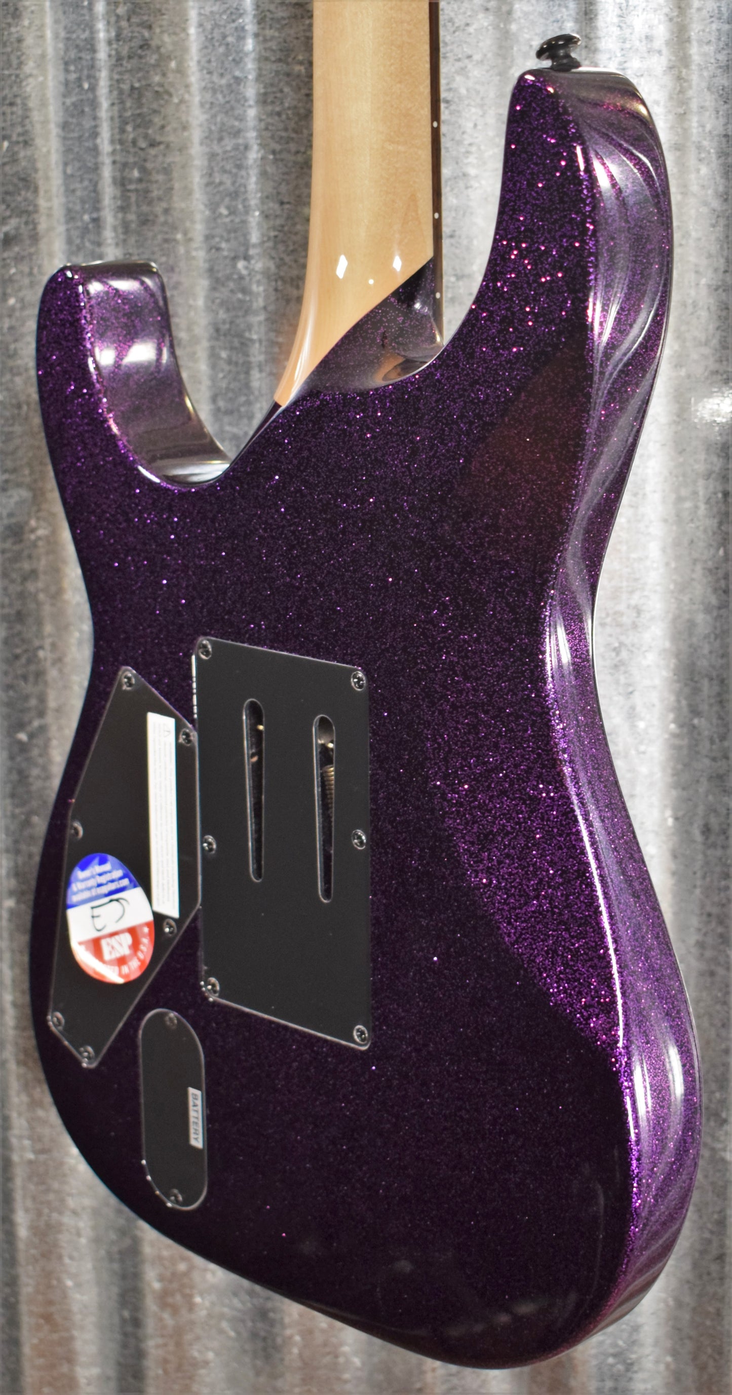 ESP LTD Kirk Hammett Sparkle Ouija Purple EMG Limited Edition Guitar & Case #149