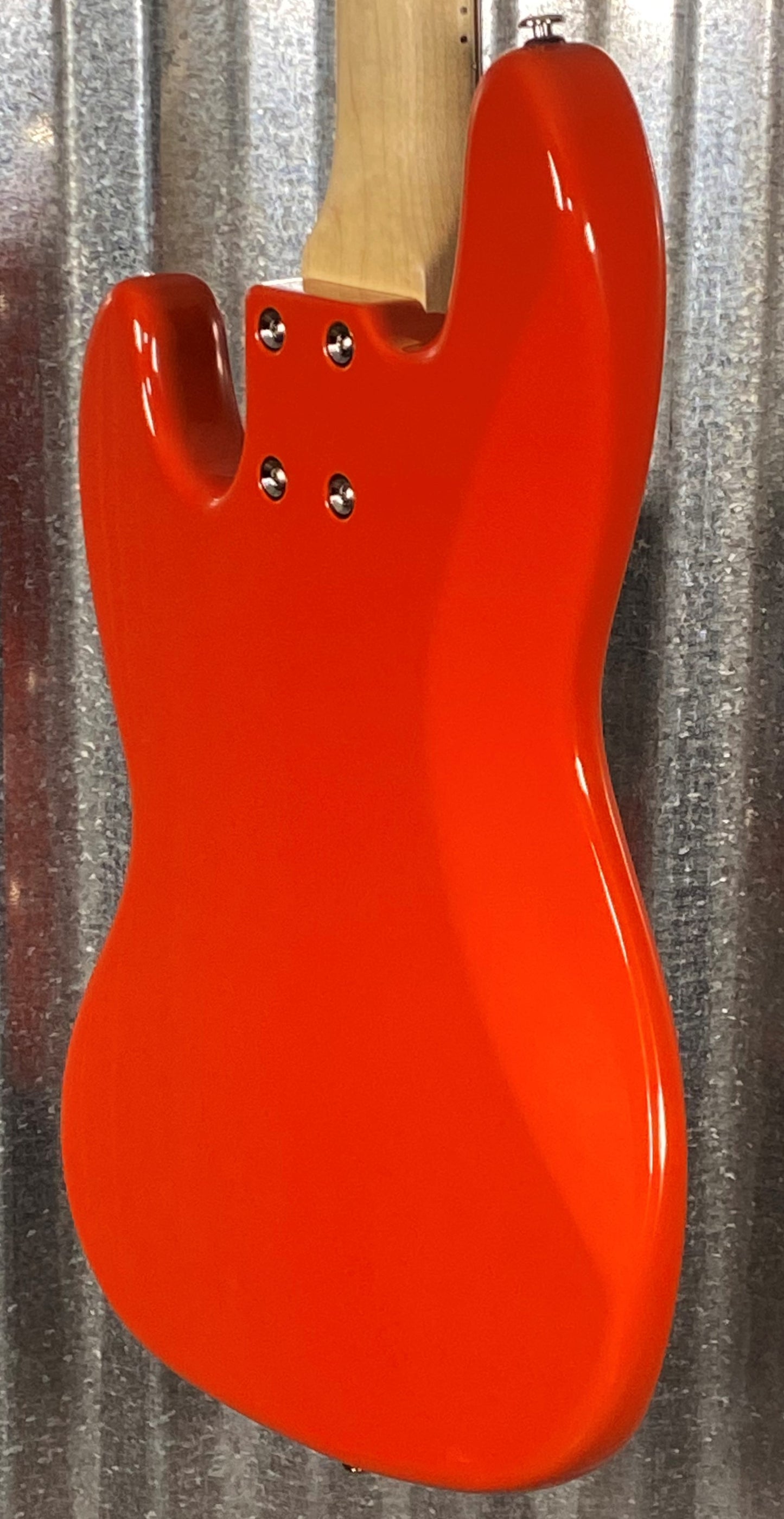 G&L USA JB-5 Hugger Orange 5 String Jazz Bass Maple Satin Neck & Case #2132