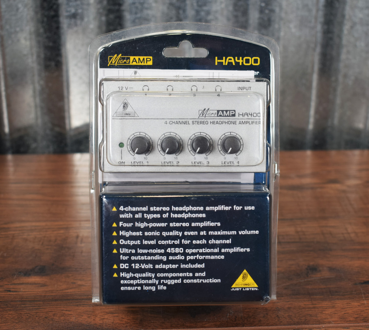 Behringer MicroAmp HA400 Headphone Amplifier Used