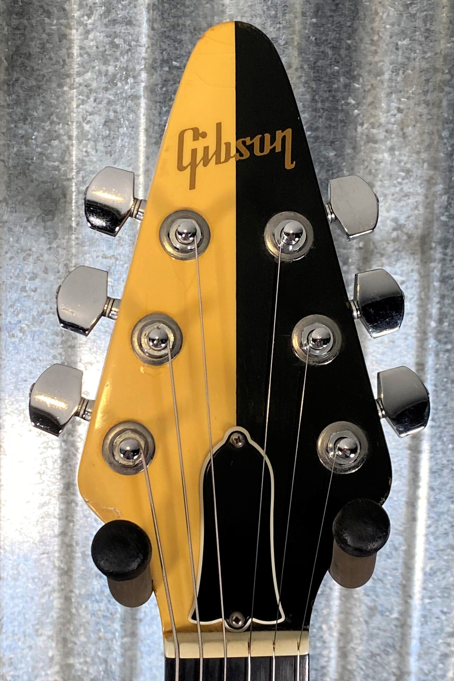 Gibson USA 1984 Custom Shop Michael Schenker Flying V Black & White Guitar & Case #4572 Used