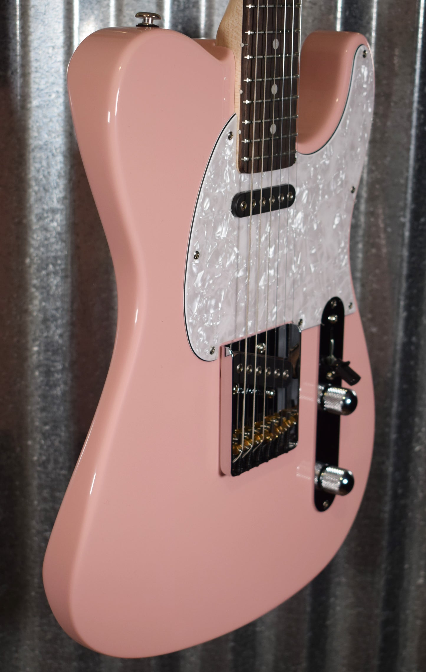 G&L USA ASAT Classic Shell Pink Rosewood Satin Neck Guitar & Case #5198