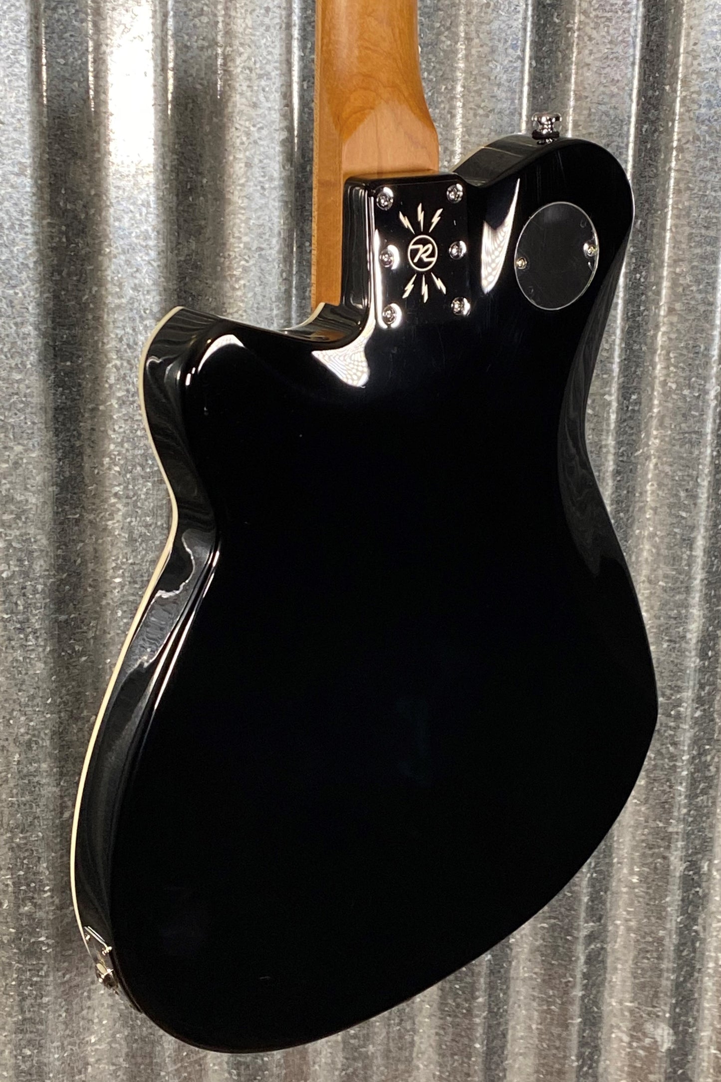 Reverend Double Agent OG Midnight Black Guitar #0978 B Stock