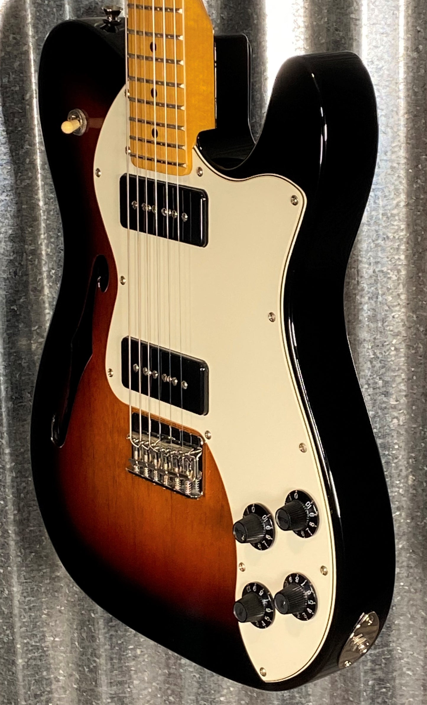 Fender Modern Player Telecaster Thinline Deluxe Sunburst Guitar #6610 Used