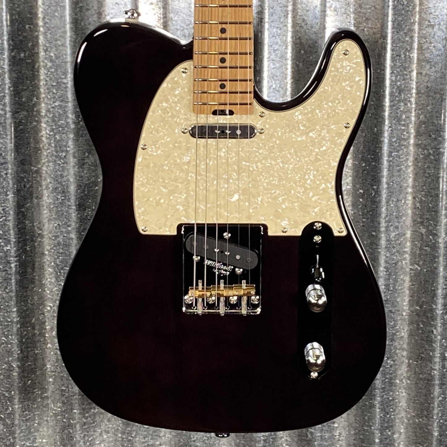 Musi Virgo Classic Telecaster Transparent Black Guitar #0267 Used