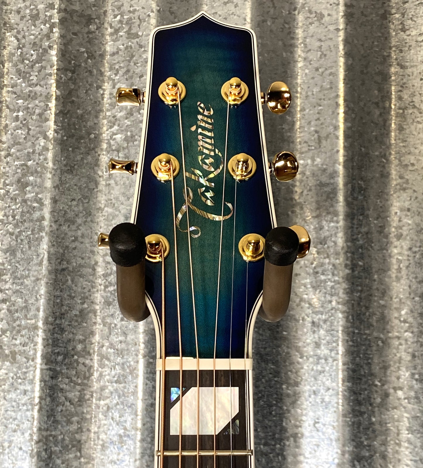 Takamine TSP178AC SBB Thinline Acoustic Electric Flame Blue Burst & Case Japan #0447 Used