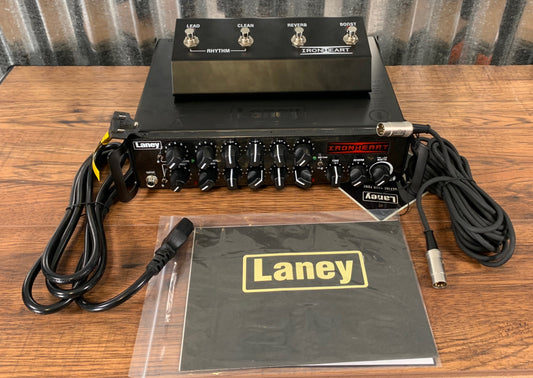 Laney IRT-SLS Ironheart Ultra Compact 300 Watt Tube Pre Guitar Amplifer Head Demo