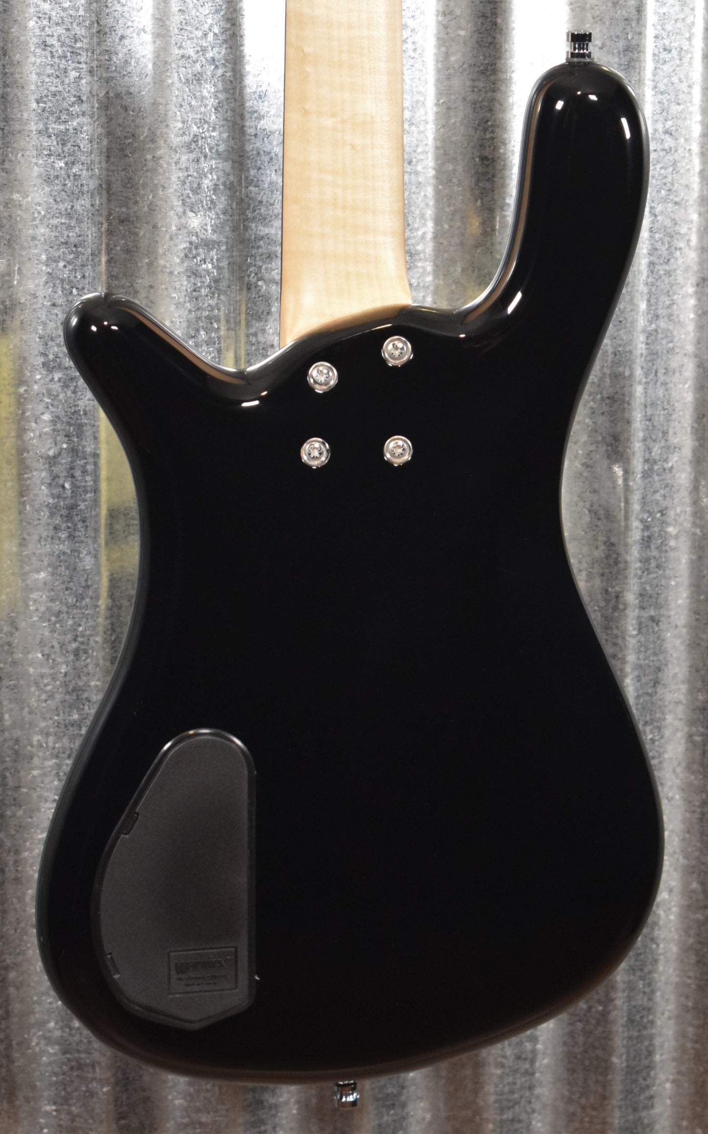 Warwick German Pro Series Streamer CV Classic Black 4 String Bass & Bag #6415 Demo