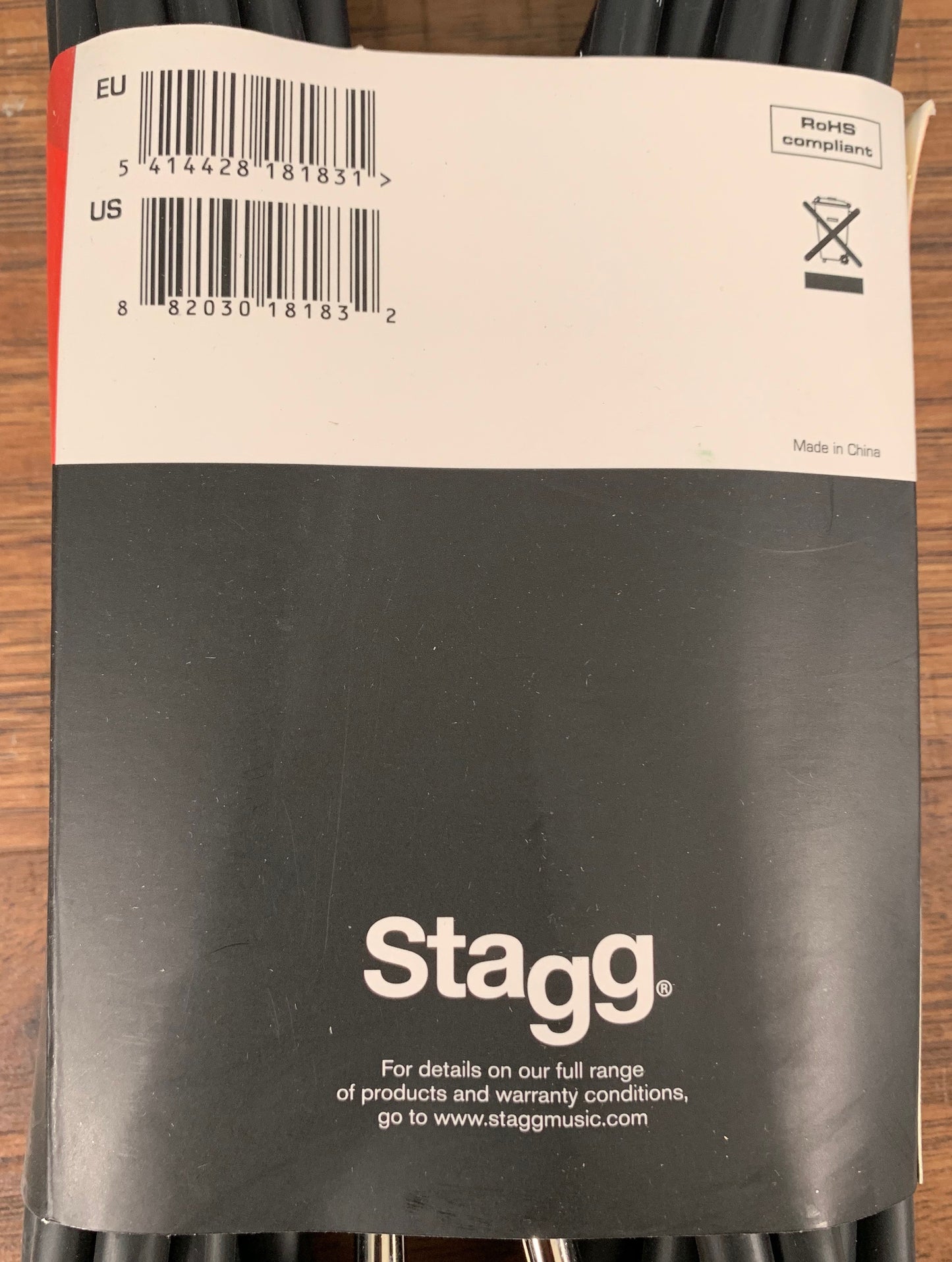 Stagg SSP10PP25 10M 33 ft 14GA Jack-Jack Speaker Cable