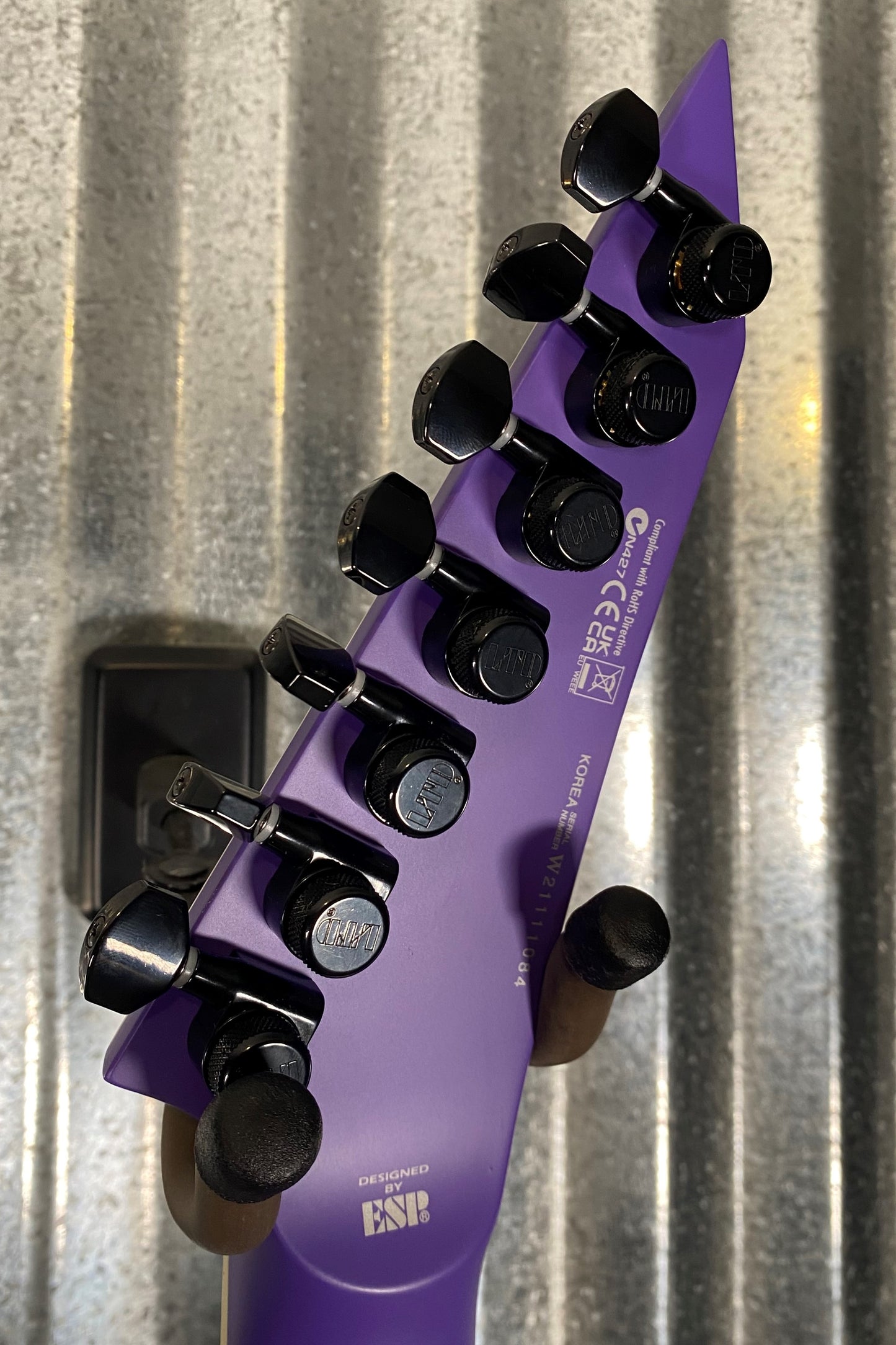 ESP LTD SC-607 Stephen Carpenter Purple Satin Baritone Guitar & Case LSC607BPS #1084 Used