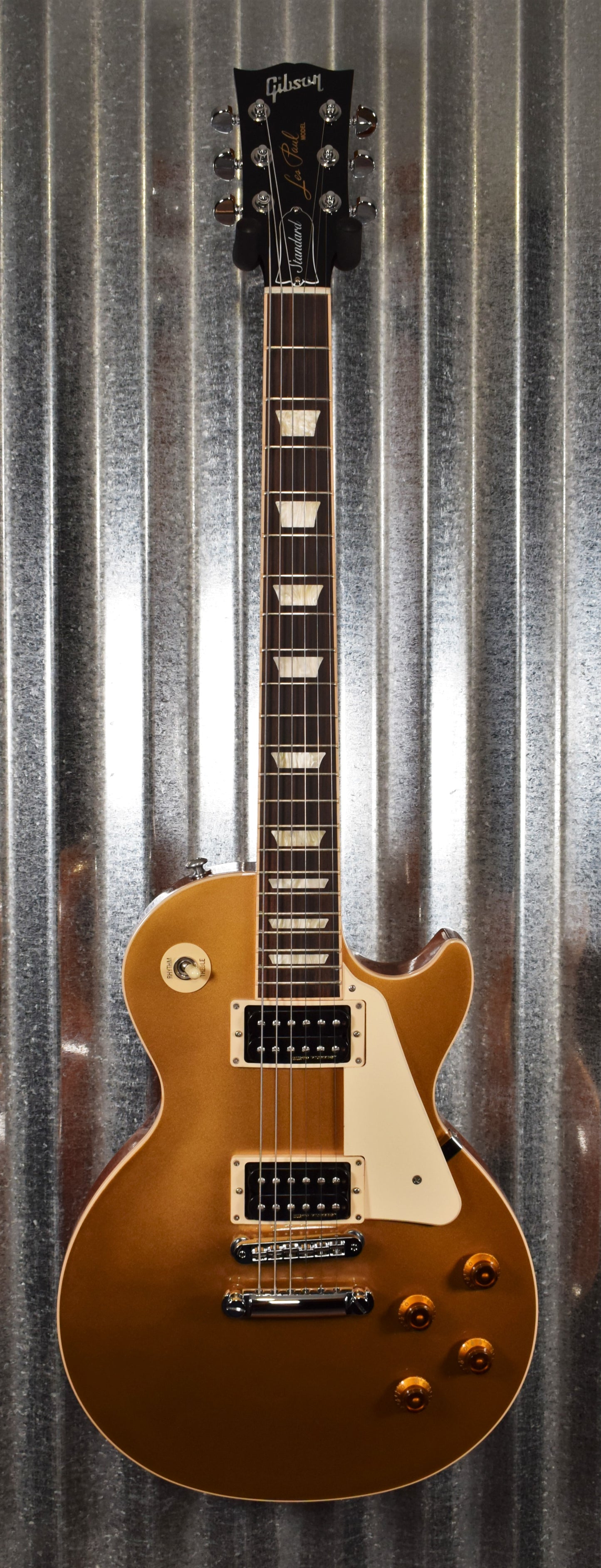 Gibson USA 2016 Les Paul Standard T Gold Top Dirty Fingers Guitar & Case Used