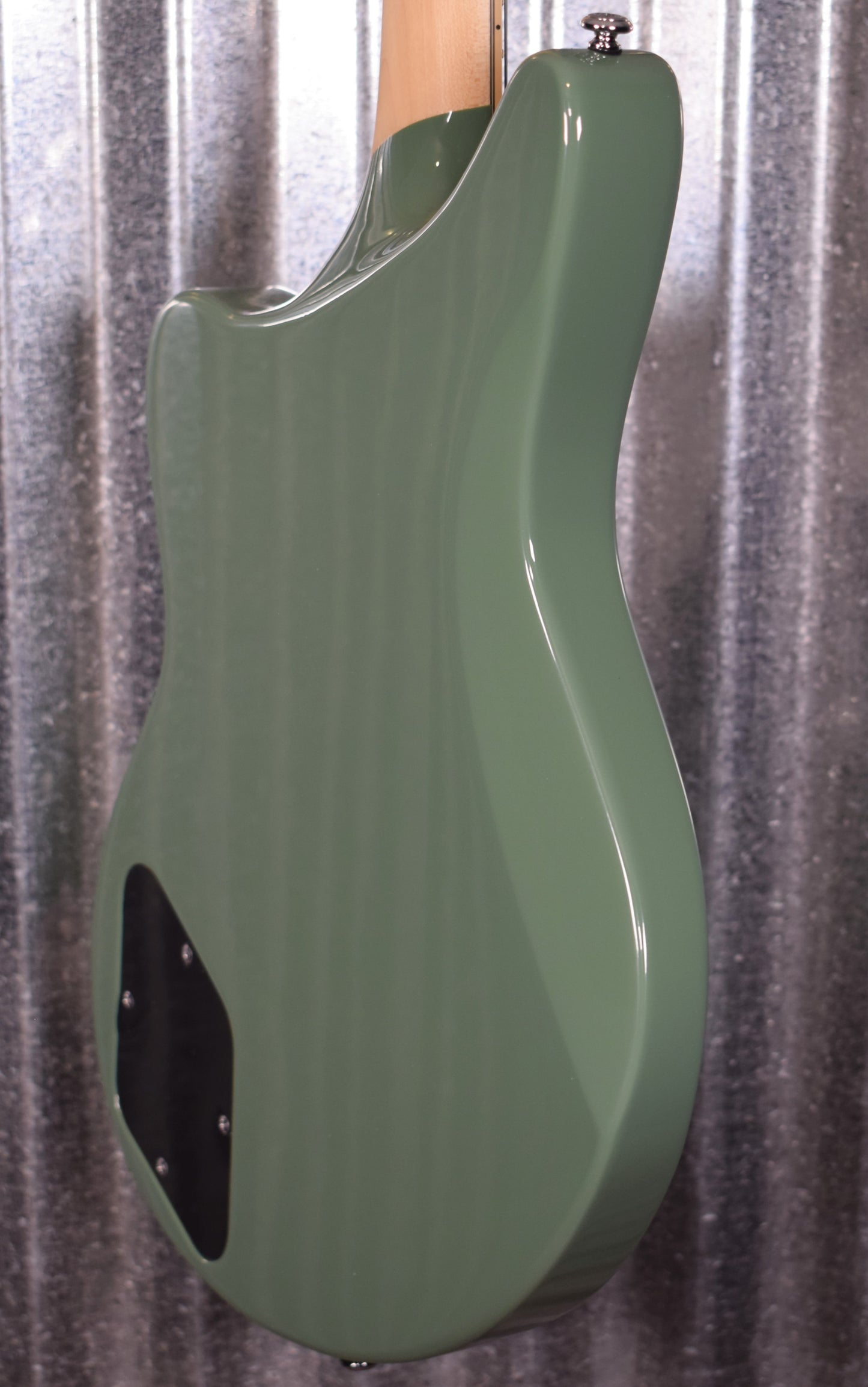D'Angelico Premier Bedford Offset Stop Bar Army Green Guitar & Bag #2374