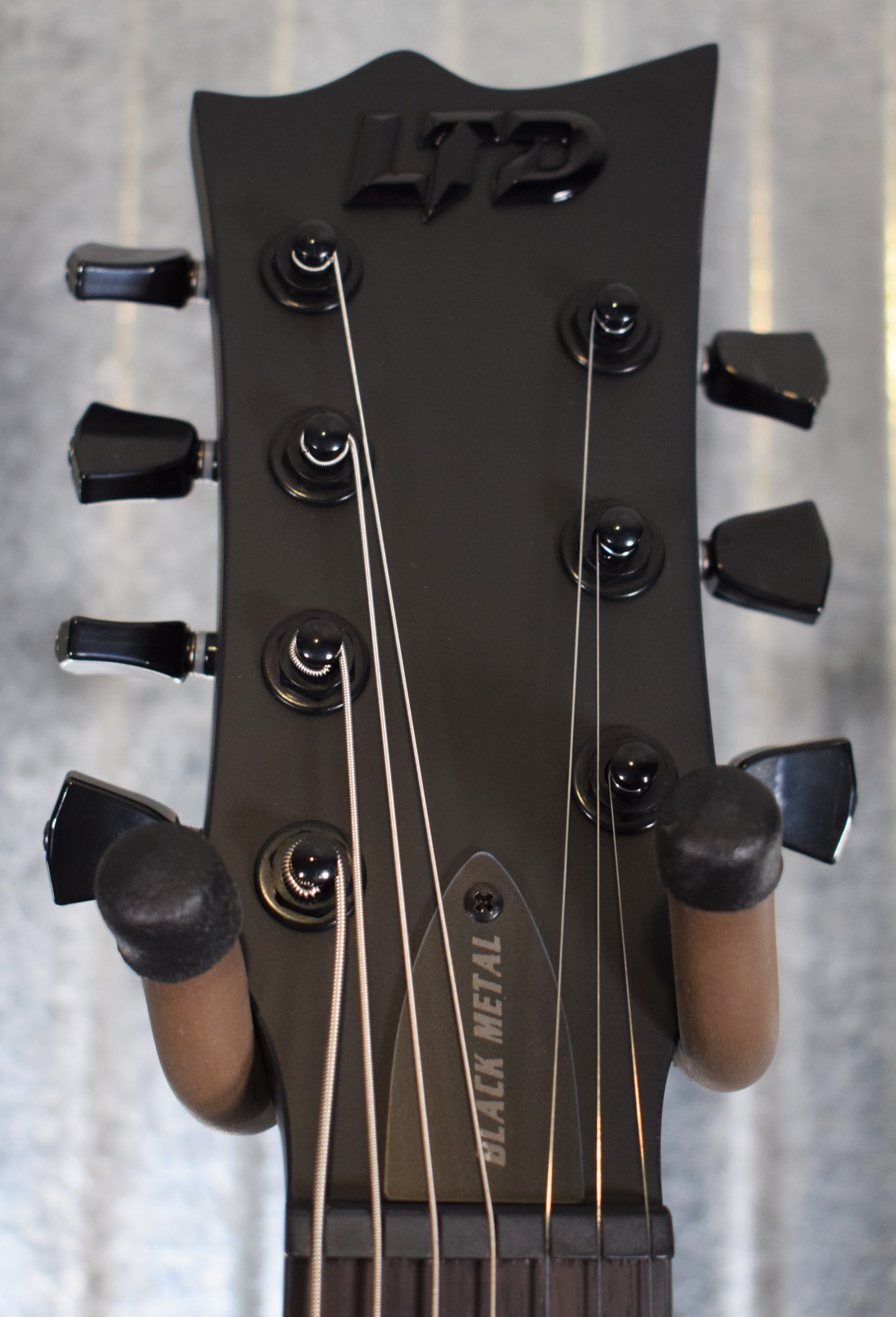 ESP LTD Viper 7 Baritone Black Metal Guitar LVIPER7BBKMBLKS #1549