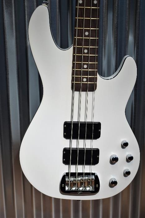 G&L Tribute M-2000 GTB 4 String Carved Top Gloss White Bass M2000 #7564