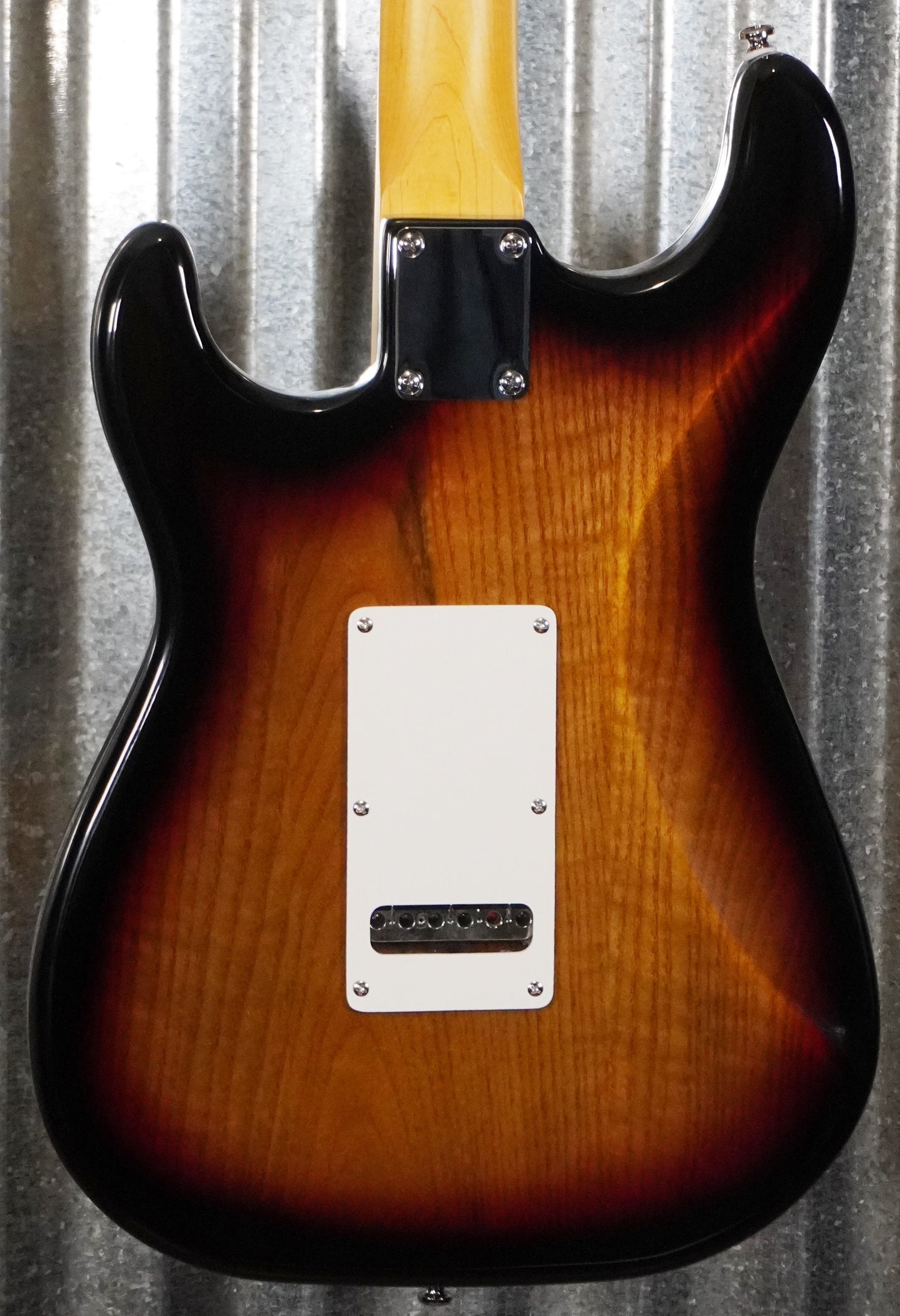 G&L Tribute Legacy HSS 3-Tone Sunburst Guitar #7124