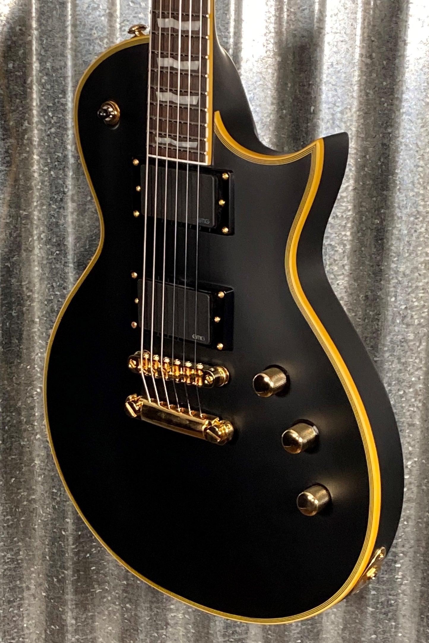 ESP LTD EC-1000 Eclipse EMG Vintage Black Guitar LEC1000VB #0219 Used