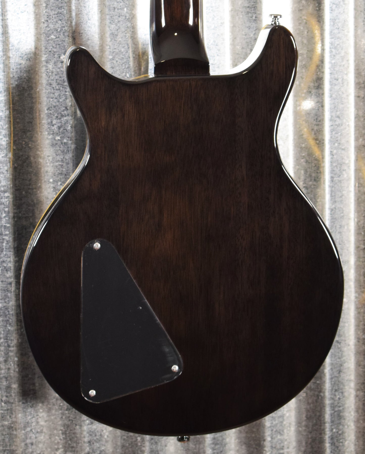 Hamer Archtop Flame Trans Black Double Cut Electric Guitar SATF-TBK Demo #1248